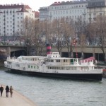 Restaurantschiff JOHANN STRAUSS im Wiener Donaukanal am 18. März 2013